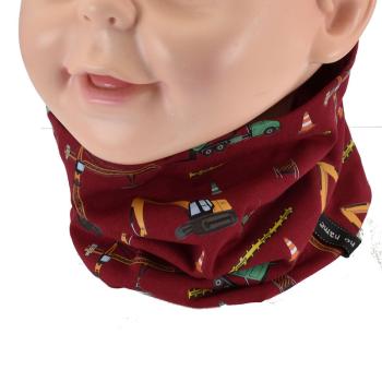 Kinder Wendeloop Bagger Betonmischer Kran LKW Baumaschinen rot